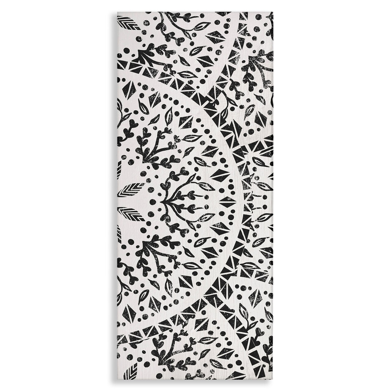 Stupell Industries Boho Fractal Pattern Study Canvas Wall Art